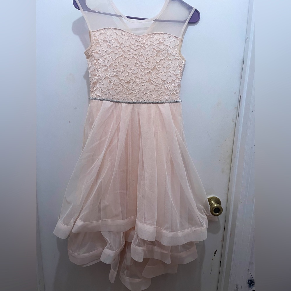 Light Pink Speechless Kids High Low dress (12)